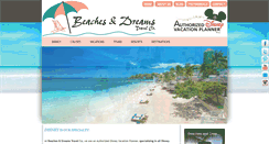 Desktop Screenshot of beachesanddreamstravel.com